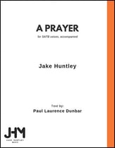 A Prayer SATB choral sheet music cover